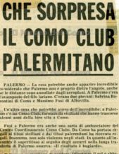 img - Il Como dalle origini alle prime sfide col Palermo